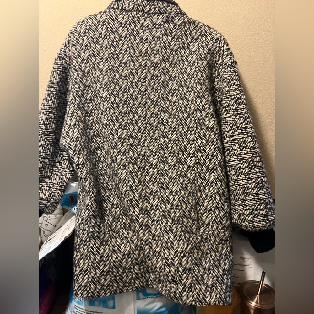 Vintage 90’s Portrait oversized wool‎ Jacket/Coat Womens - Picture 5 of 6